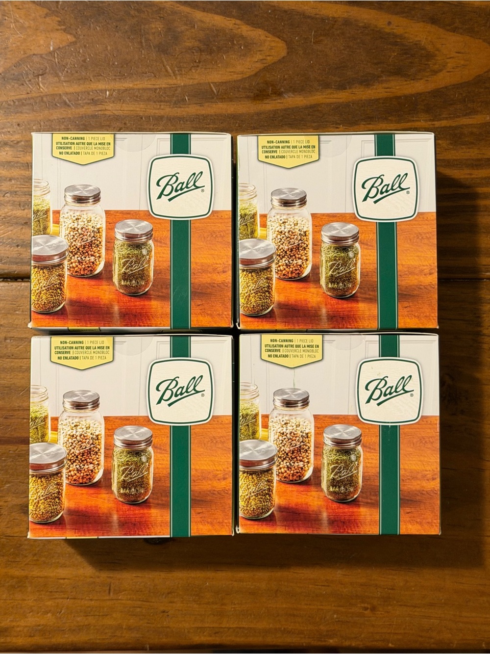 Ball Stainless Steel Wide Mouth Jar Lids Airtight BPA Free 3-Pack 4 boxes